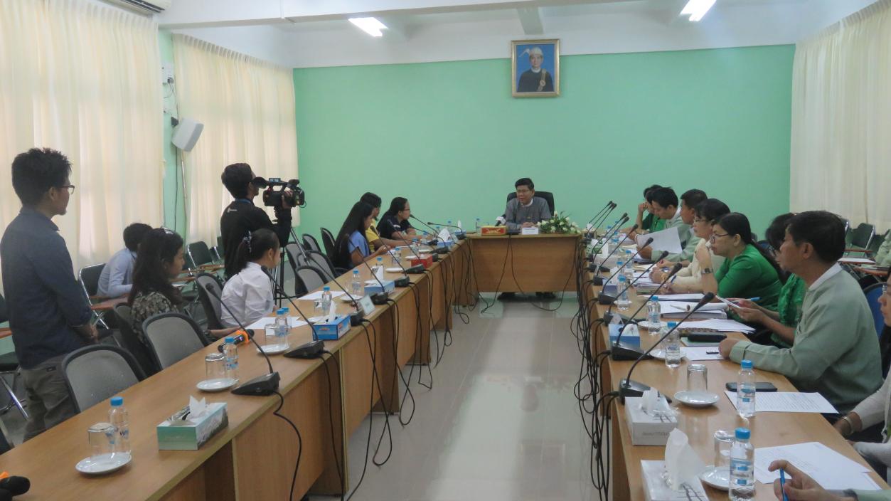 Myanmar Investment Commission Held Press Conference Directorate Of   Img 8543 